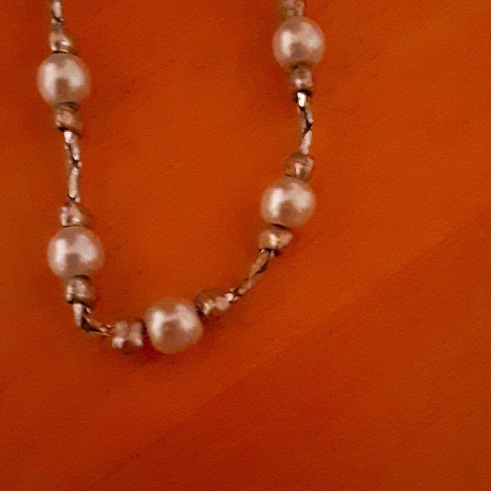 Simulated Pearl necklace